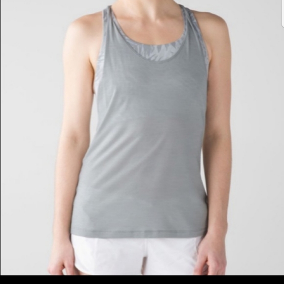 Lululemon Athletica Grey Twist & Toil Tank Top - Picture 4 of 6